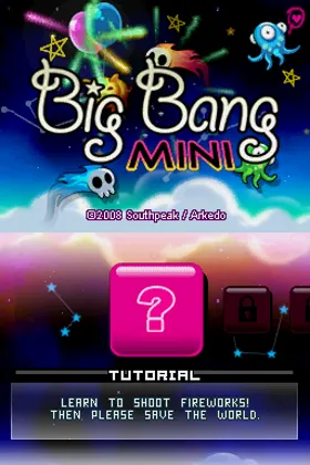 Big Bang Mini (USA) (En,Fr,De,Es,It) screen shot title